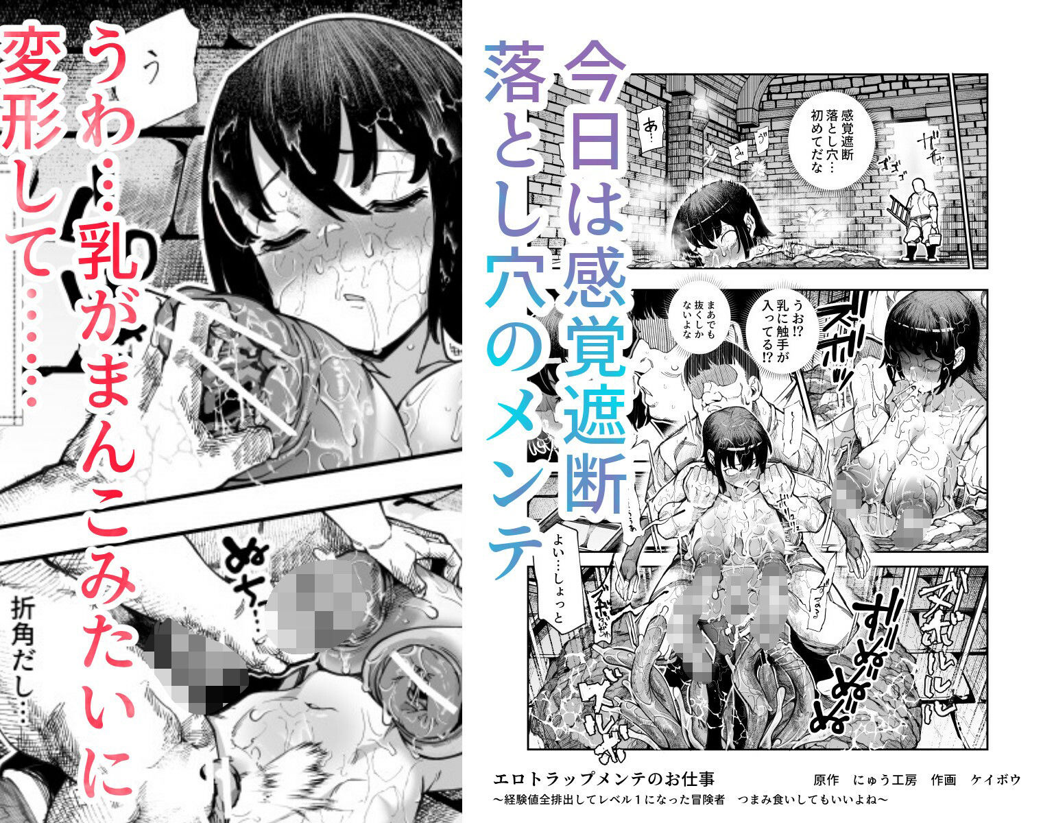 エロトラップメンテのお仕事EX 経験値全排出してレベル1になった冒険者 つまみ食いしてもいいよね 無料サンプル